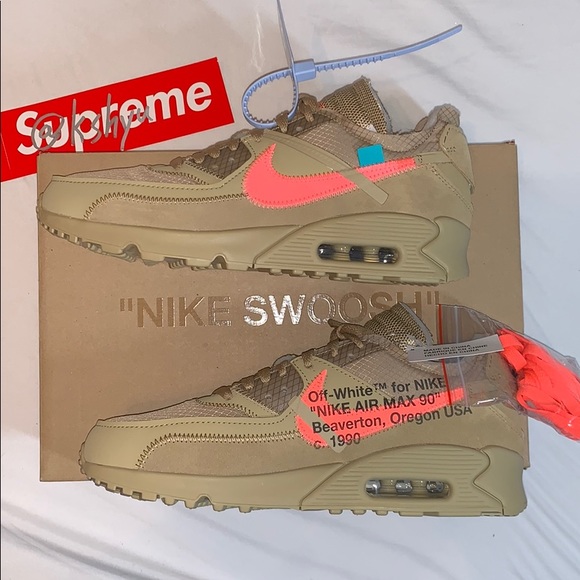 Nike Off-White Air Max 90 Desert Ore - Picture 1 of 8